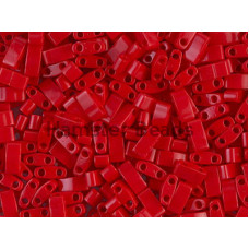 Бисер Miyuki Half Tila #HTL0408 - Opaque Dark Red / 5 г