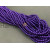 Жемчуг стеклянный Purple Pearl 4 мм (Китай) / 1 нить