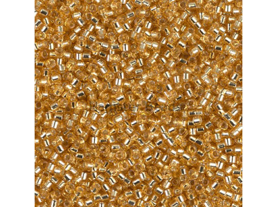 Бисер MIYUKI Delica 11/0 #DB0042 - Silver Lined Gold