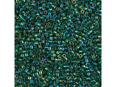 Бисер MIYUKI Delica 11/0 #DB0175 - Transparent Emerald AB