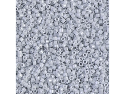 Бисер MIYUKI Delica 11/0 #DB0209 - Opaque Lt.Grey Luster