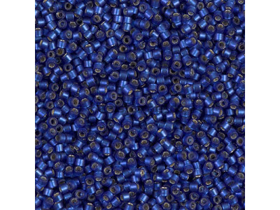 Бисер MIYUKI Delica 11/0 #DB0693 - Silver Lined Blue Half Matted Dyed