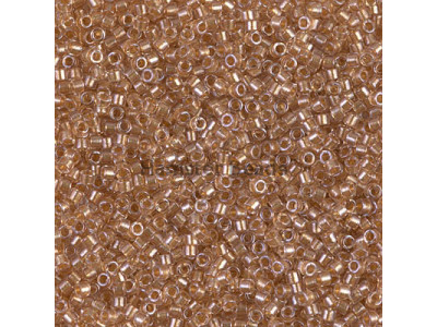 Бисер MIYUKI Delica 11/0 #DB0901 - Sparkling Gold Lined Crystal