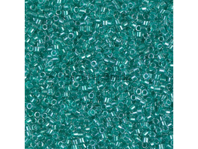 Бисер MIYUKI Delica 11/0 #DB0904 - Sparkling Aqua Green Lined Crystal