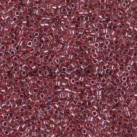 Бисер MIYUKI Delica 11/0 #DB0924 - Sparkling Cranberry Lined Crystal