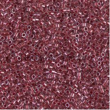 Бисер MIYUKI Delica 11/0 #DB0924 - Sparkling Cranberry Lined Crystal