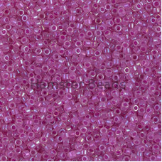 Бисер MIYUKI Delica 11/0 #DB1744 - Fuchsia Lined Opal AB