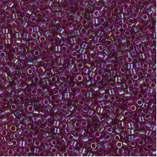 Бисер MIYUKI Delica 11/0 #DB1747 - Fuchsia Lined Amethyst AB