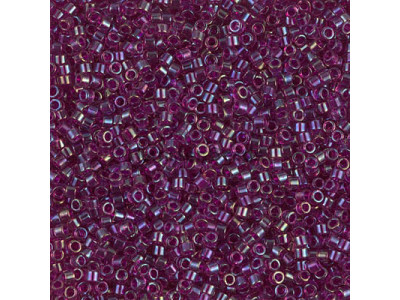 Бисер MIYUKI Delica 11/0 #DB1747 - Fuchsia Lined Amethyst AB