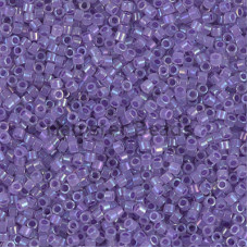 Бисер MIYUKI Delica 11/0 #DB1753 - SPKL Purple Lined Opal AB