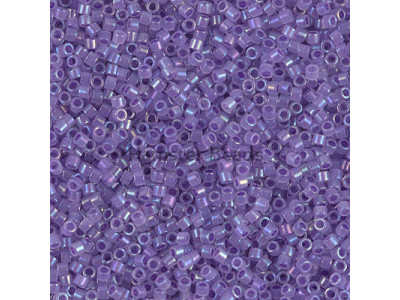 Бисер MIYUKI Delica 11/0 #DB1753 - SPKL Purple Lined Opal AB