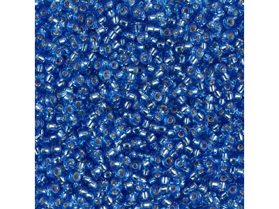 Бисер MIYUKI круглый 15/0 #0019 - Silver Lined Sapphire