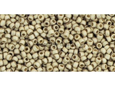 Бисер TOHO Round 15/0 TR-15-PF558F - PermaFinish - Matte Galvanized Aluminum Бисер TOHO Round 15/0 TR-15-PF558F - PermaFinish - Matte Galvanized Aluminum