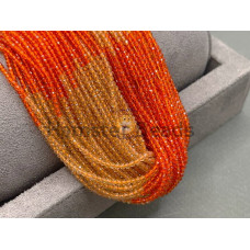 Шпинель синтетическая Apricot-Hyacinth 2 мм / 1 нить Шпинель синтетическая Apricot-Hyacinth 2 мм / 1 нить