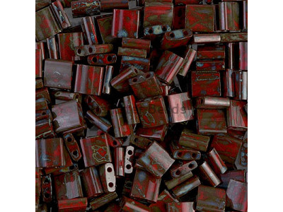 Бисер Miyuki Tila #TL4521 - Picasso Opaque Red / 5 г
