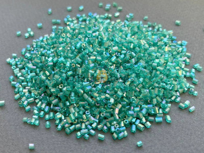 Бисер сатиновая рубка 10/0 - Seafoam Green AB Китай (10 г)