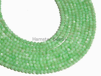Перламутр Light Green 3 мм / 1 нить