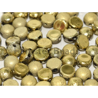 Бусины Кабошон Crystal Amber Full 2-hole beads 6 мм / 10 шт