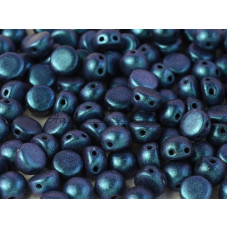 Бусины Кабошон Jet Polychrome Chameleon Emerald 2-hole beads 6 мм / 10 шт