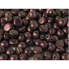 Бусины Кабошон Jet Polychrome Chameleon Dark Violet 2-hole beads 6 мм / 10 шт