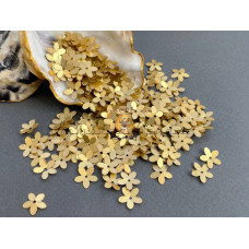Пайетки Цветочки Metallic Brass Gold Matt 10 мм (3 г) Китай Пайетки Цветочки Metallic Brass Gold Matt 10 мм (3 г) Китай