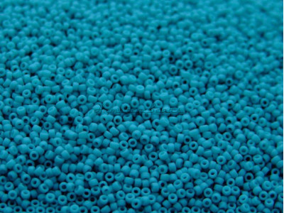 Бисер TOHO Round 15/0 TR-15-2604F - Semi Glazed - Turquoise