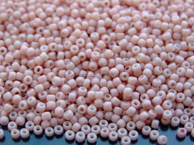 Бисер TOHO Round 15/0 TR-15-764 - Opaque-Pastel-Frosted Shrimp