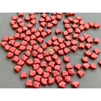 Чешские бусины MATUBO Ginko Crystal Red Lava 7,5x7,5 мм/ 10 шт 