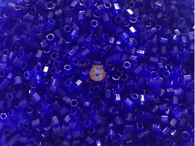 Бисер TOHO Hexagon 11/0 TH-11-8 - Transparent Cobalt / 5г