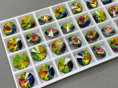 Риволи Crystal Vitrail Medium 14 мм/ 1 шт (без оправы)