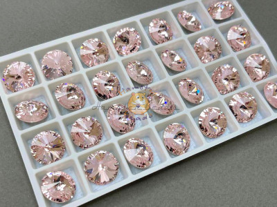 Риволи Light Rose 14 мм/ 1 шт (без оправы) Риволи Light Rose 14 мм/ 1 шт (без оправы)