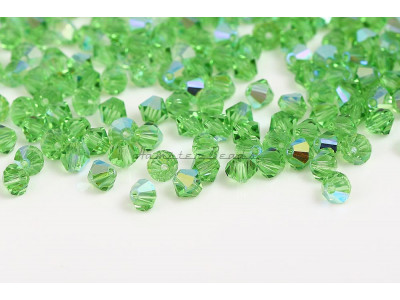 Биконусы Preciosa Peridot AB 3 mm