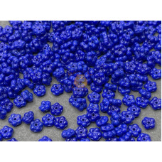 Бусины Незабудки Opaque Sapphire Forget Me Not 5 мм/ 3 г