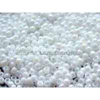 Бисер TOHO Round 11/0 TR-11-401 - Opaque Rainbow White / 5г