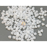Бусины Колокольчик White Alabaster Bell Flowers 4x6 мм/ 10 шт