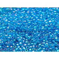 Бисер TOHO Round 11/0 TR-11-163B - Transparent-Rainbow Dk Aqua