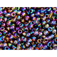 Бисер TOHO Round 11/0 TR-11-166C - Transparent-Rainbow Amethyst
