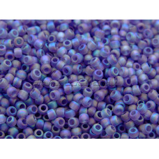 Бисер TOHO Round 11/0 TR-11-166DF - Transparent-Rainbow-Frosted Lt Tanzanite