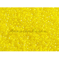 Бисер TOHO Round 11/0 TR-11-175F - Transparent-Rainbow-Frosted Lemon