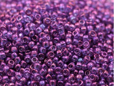 Бисер TOHO Round 11/0 TR-11-205 - Gold-Lustered Dk Amethyst