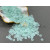 Пайетки Transparent Mint Green Matt T.42 плоские / 4 мм