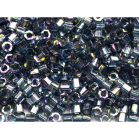 Бисер MIYUKI Delica 11/0 #DBC0111 - Hexcut Transparent Blue Grey Luster AB