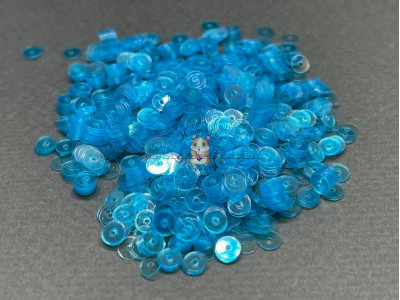 Пайетки Голубые L.12 Lustre плоские 3 мм / 3 г
