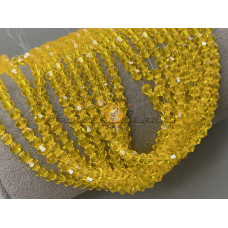 Биконусы стеклянные Amber #39 4 мм/ 1 нить