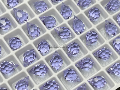 Подвеска - капля Violet 10x6 мм