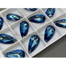 Подвеска Капля Crystal Bermuda Blue 24×12 мм