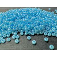 Бисер MIYUKI круглый 15/0 #0433 - Opaque Lt.Blue Lustered Бисер MIYUKI круглый 15/0 #0433 - Opaque Lt.Blue Lustered