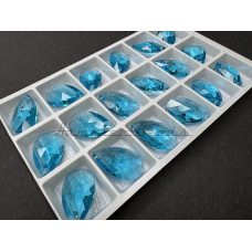 Подвеска Капля Aquamarine 22x12,5 мм