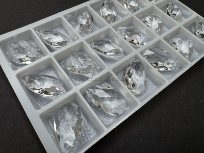 Подвеска Капля Crystal 22x12,5 мм