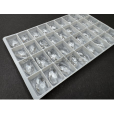 Подвеска Капля Crystal 16x9,5 мм